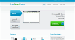 Desktop Screenshot of freetorrentviewer.com